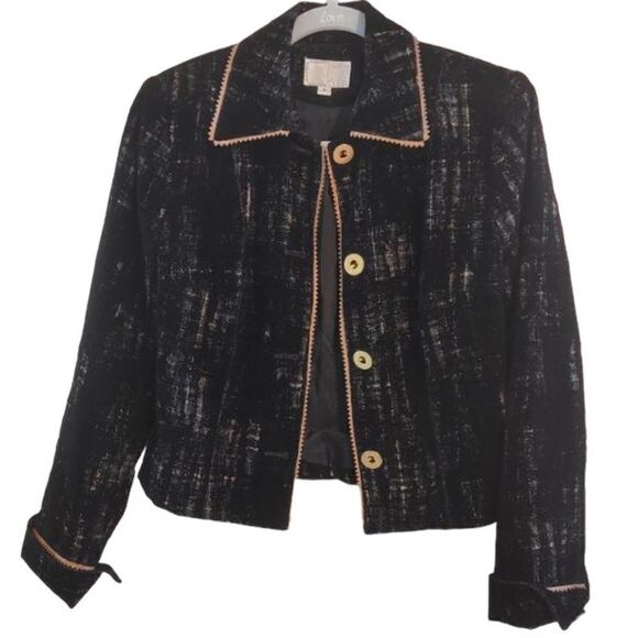Alberto Makali | Vintage 80s Velvet Blazer | 4 - Picture 1 of 7